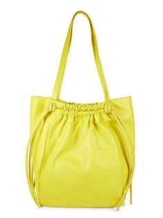 Твердая сумка-тоут на шнурке Proenza Schouler, цвет Canary Yellow