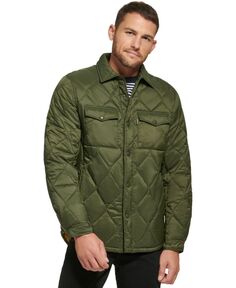 Стеганая куртка-рубашка Calvin Klein, зеленый