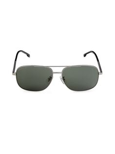 Солнцезащитные очки-авиаторы 63MM Boss, зеленый