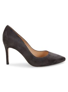 Замшевые туфли Eloise L&apos;Agence, цвет Charcoal Lagence