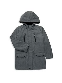Куртка с капюшоном для маленького мальчика Urban Republic, цвет Charcoal
