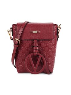 Кожаная сумка через плечо Salma Mario Valentino, цвет Chianti