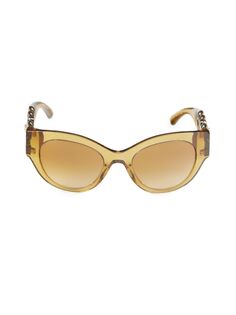 Солнцезащитные очки «кошачий глаз» 52 мм Versace, золото