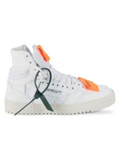 Кожаные кроссовки 3.0 Off Court Off-White, цвет White Orange
