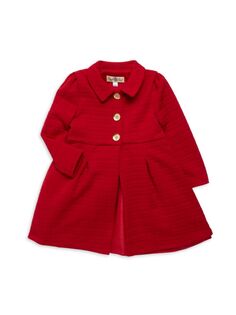 Комплект из двух предметов: пальто и платье для маленькой девочки Purple Rose, красный