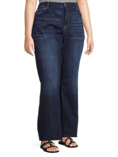 Узкие джинсы Boot Cut плюс Jen7, цвет Dark Wash