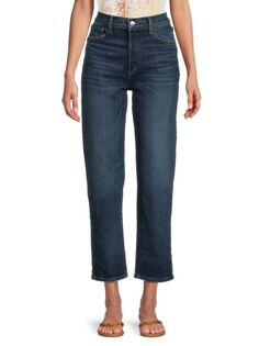 Винтажные прямые джинсы с высокой посадкой The Honor Joe&apos;S Jeans, цвет Dark Wash