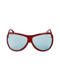 Солнцезащитные очки-бабочки 65MM Web, красный
