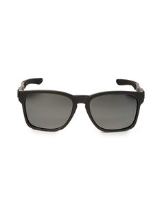 Квадратные солнцезащитные очки 56MM Oakley, черный