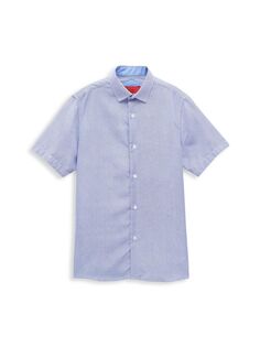 Рубашка с крестиком для мальчика Elie Balleh, синий