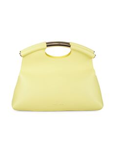 Сумка-тоут из твердой кожи Proenza Schouler, цвет Lemongrass