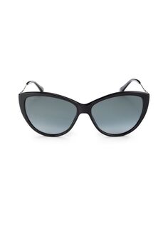 Солнцезащитные очки «кошачий глаз» 60 мм Jimmy Choo, синий