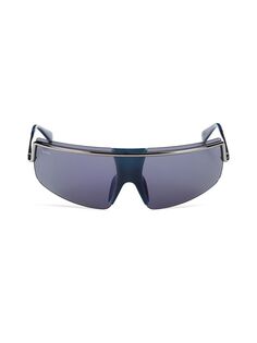 Солнцезащитные очки 71MM Max Mara, синий