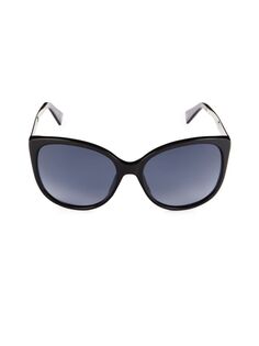 Солнцезащитные очки «кошачий глаз» 56MM Marc Jacobs, синий