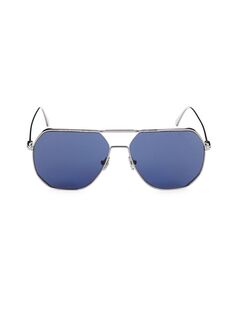 Солнцезащитные очки-авиаторы 59MM Tom Ford, синий