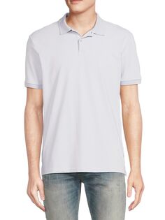 Поло с короткими рукавами и микропринтом Essex Ben Sherman, цвет Light Blue