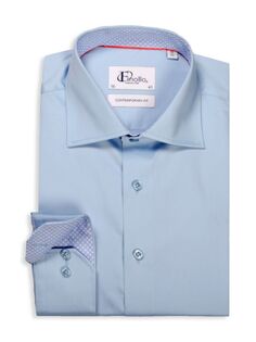 Классическая рубашка современного кроя Finollo, цвет Light Blue