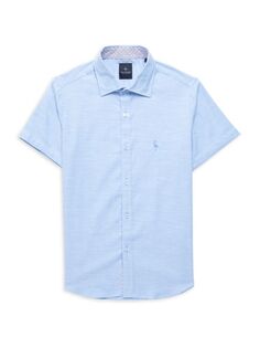 Рубашка из смесового хлопка для мальчиков Tailorbyrd, цвет Light Blue