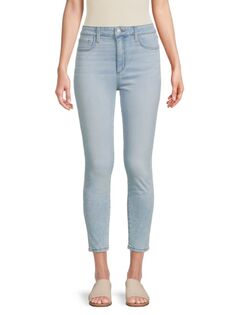 Укороченные джинсы скинни с высокой посадкой Joe&apos;S Jeans, синий