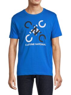 Футболка с логотипом C&apos;N&apos;C Costume National, синий