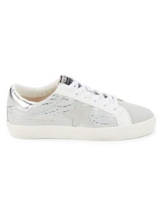 Кроссовки Superstar из кожи с тиснением под крокодила Vintage Havana, цвет Light Grey