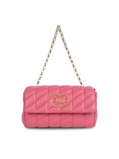 Стеганая сумка через плечо Moschino, цвет Light Pink