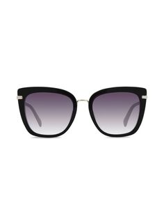 Солнцезащитные очки «кошачий глаз» Bessie 54 мм Rebecca Minkoff, черный