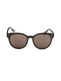 Солнцезащитные очки «кошачий глаз» 56MM Saint Laurent, черный