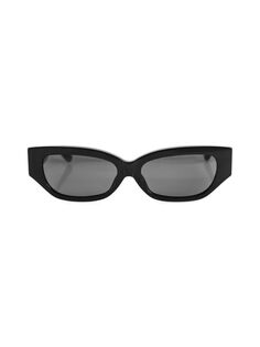 Солнцезащитные очки «кошачий глаз» Lucia 55MM Aqs, черный