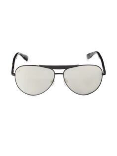 Солнцезащитные очки-авиаторы 60MM Web, черный