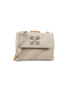 Сумка на плечо с логотипом Jackhammer Off-White, цвет Linen Beige