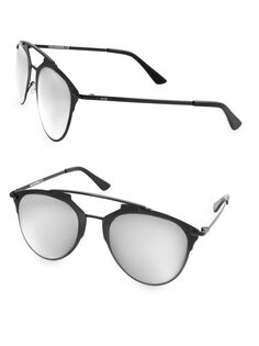 Солнцезащитные очки-авиаторы ALFIE 52MM Aqs, черный