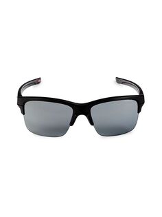 Прямоугольные солнцезащитные очки 63MM Oakley, цвет Matte Black
