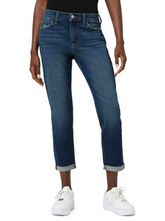 Узкие укороченные джинсы-бойфренды Natalie со средней посадкой Hudson, цвет Medium Blue