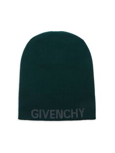 Двусторонняя шерстяная шапка Givenchy, темно-зеленый