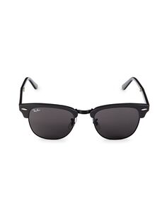 Складные солнцезащитные очки Clubmaster 51MM Ray-Ban, темно-серый