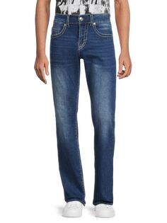 Свободные прямые джинсы Ricky с высокой посадкой True Religion, цвет Medium Wash