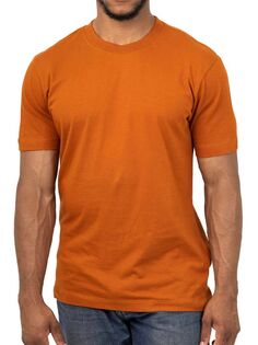 Однотонная футболка Calista с круглым вырезом Vellapais, темно-оранжевый