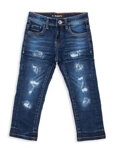 Потертые узкие джинсы для маленького мальчика X Ray, темно-синий