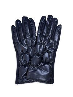 Пуховые перчатки Marcus Adler, темно-синий