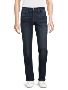 Прямые джинсы Byron с высокой посадкой Hudson, темно-синий