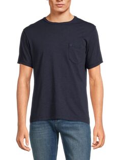 Стандартная футболка с карманами Alex Mill, темно-синий