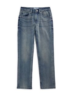 Прямые джинсы для мальчиков Calvin Klein, цвет Oakland Blue