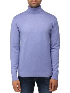 Однотонный свитер с глубоким вырезом X Ray, фиолетовый