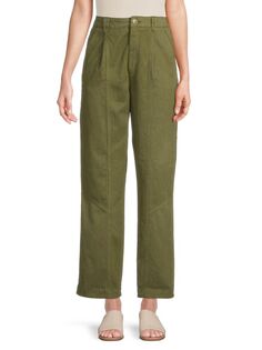 Укороченные брюки Sahara в практичном стиле Sandro, цвет Olive Green
