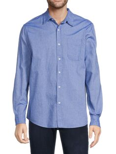 Рубашка с нагрудным карманом Onia, цвет Oxford Blue