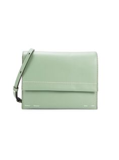 Кожаная сумка через плечо Proenza Schouler, цвет Artichoke