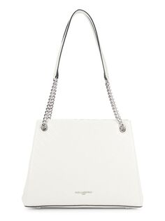 Кожаная сумка через плечо Charlotte Karl Lagerfeld Paris, цвет Pearl