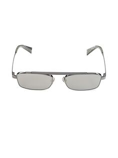 Квадратные солнцезащитные очки 54 мм Alain Mikli, цвет Pewter