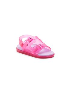 Блестящие сандалии для маленьких девочек и девочек Mini Melissa, цвет Pink Purple